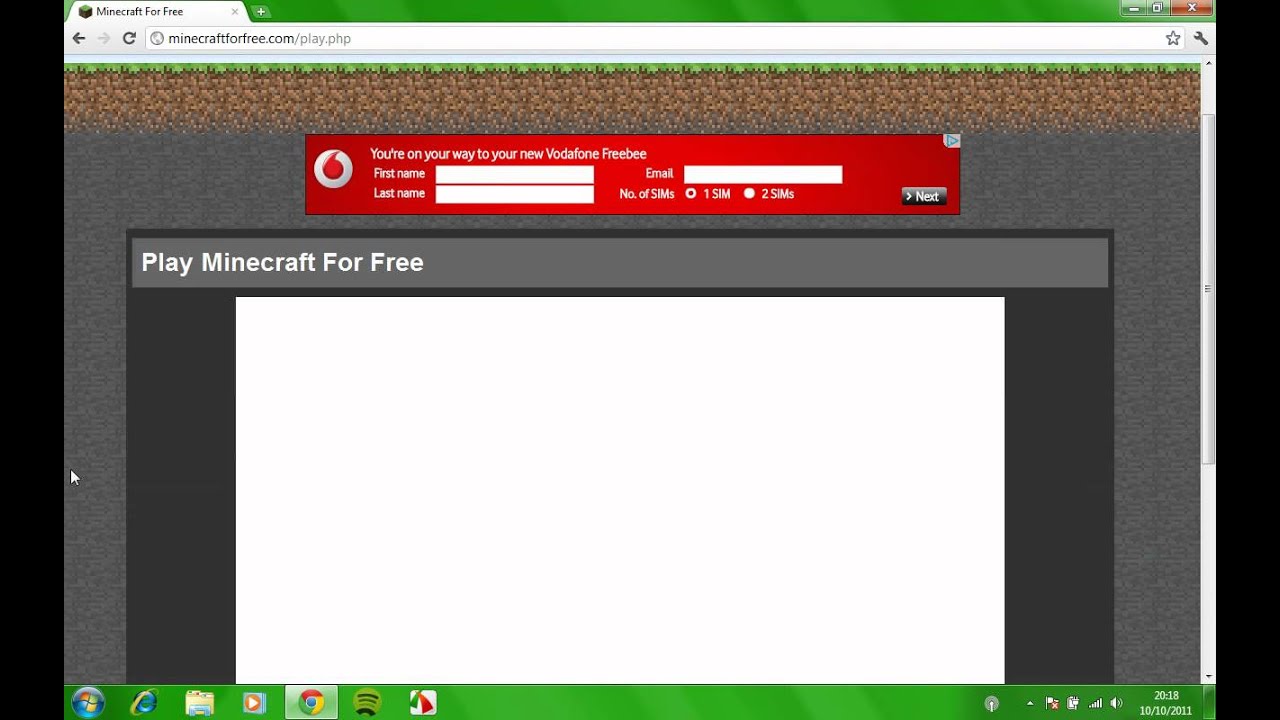 Minecraft how to play in browser free (Simple) - YouTube