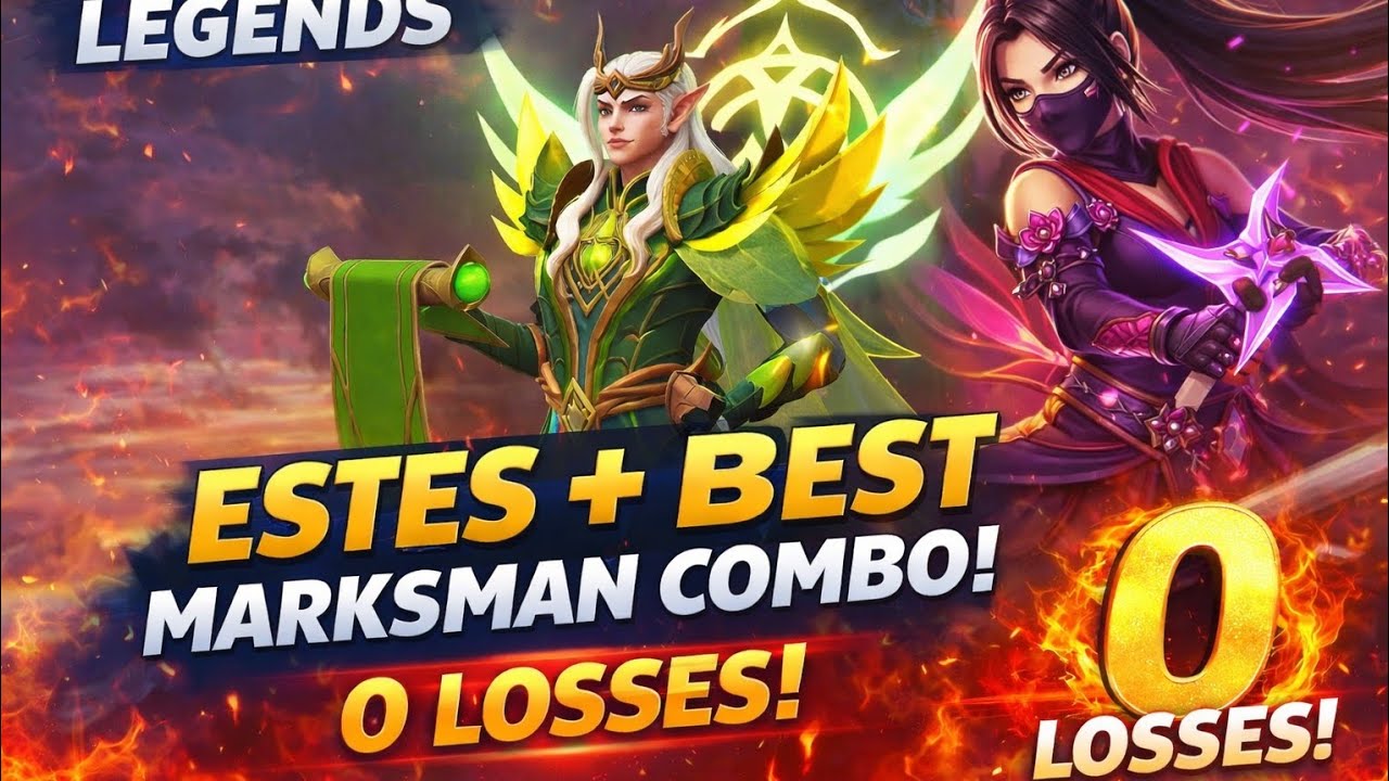 Mobile Legends! INSANE Hanabi & Estes Combo! 0 DEFEATS!!! #mobalegends5v5 #mobilelegends #mlbb 