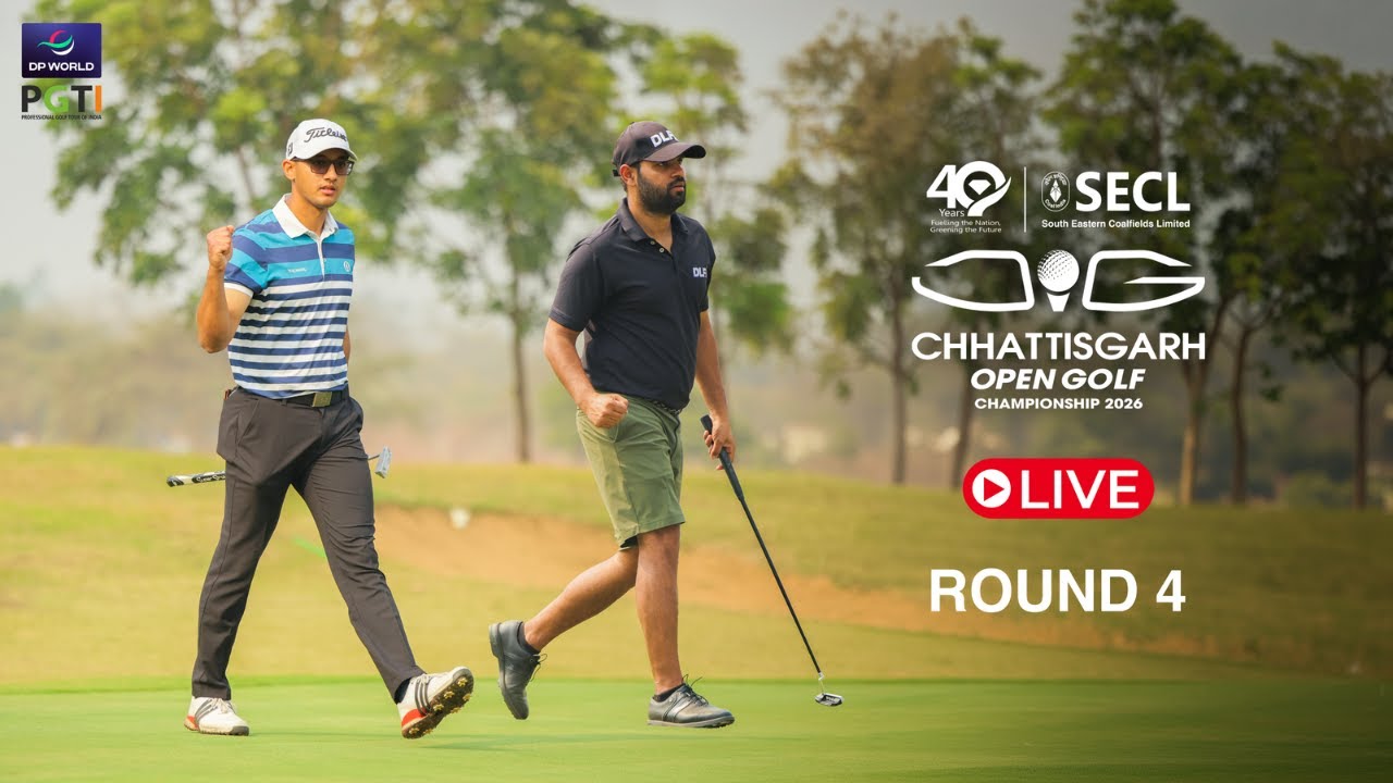 Round 4 Live Telecast- SECL Chhattisgarh Open Golf Championship 2026 | DP World PGTI | Indian Golf