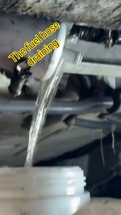 The fuel hose draining! #shorts #youtube #foryou