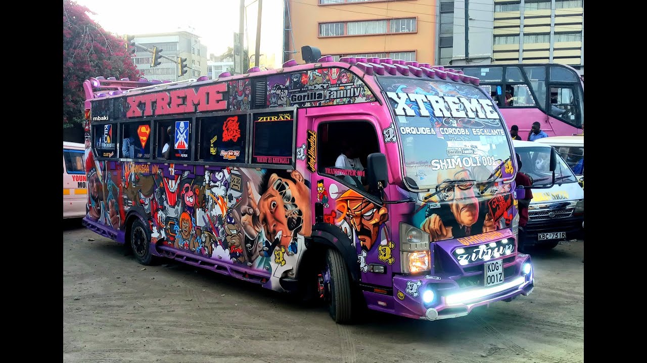 KITENGELAS FINEST XTREME Route 110(A talk with the matatu crews) - YouTube