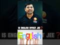 JEE me language nahi, logic chalta hai🔥🫵#HarshSir #JEE2026#ConceptClear #NoLanguageBarrier #vedantu