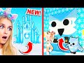 *NEW* ICE CASTLE With ALL NEW WINTER PETS In Adopt Me! (Roblox)