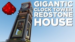 Minecraft Redstone Clock HOUSE! + World Download