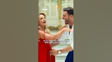 That reaction! Sarah & Vito (& a travel kettle) are bouncing all the way to the #Strictly Ballroom 🤩