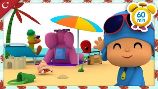 ☀️ POCOYO TÜRK - Yaz tatili [ 60 dakika ] Çocuklar için ÇIZGI FILMLER