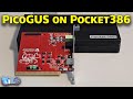 Picogus on a pocket386  modern gravis ultrasound on a modern retro laptop