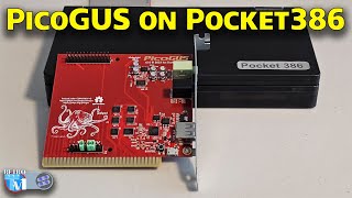 PicoGUS on a Pocket386 - Modern Gravis Ultrasound on a Modern Retro Laptop!