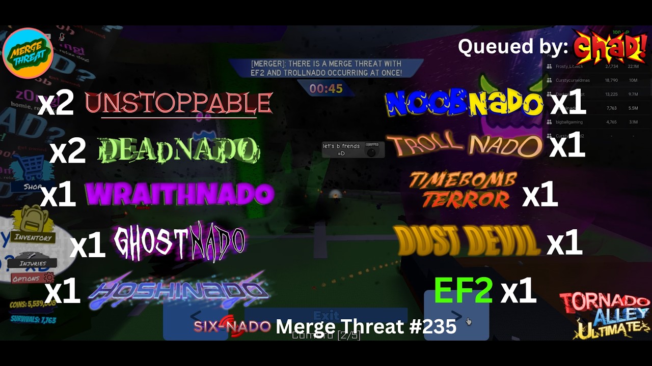 Tornado Alley Ultimate: SixNado Merge Threat #235