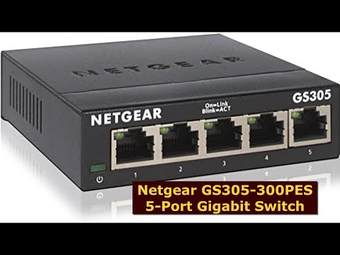 Netgear GS305 300PES 5 Port Gigabit Switch