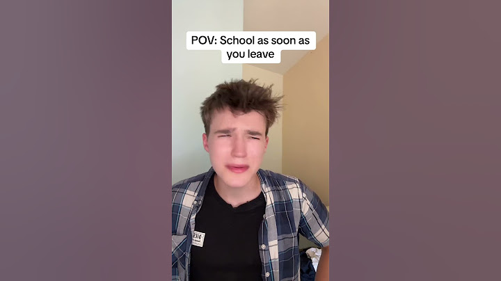 POV: School as soon as you leave