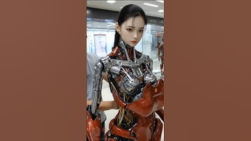 Guy Tries Out the Newest Girlfriend Robot at the Expo.