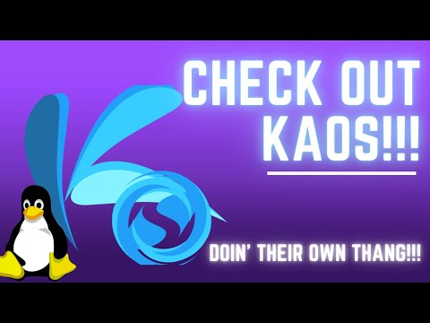 KaOS Is So Unique!  Let's Check It Out!!!