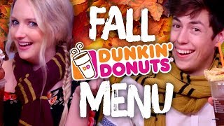 Trying DUNKIN’ DONUTS special Fall Menu! (Cheat Day)