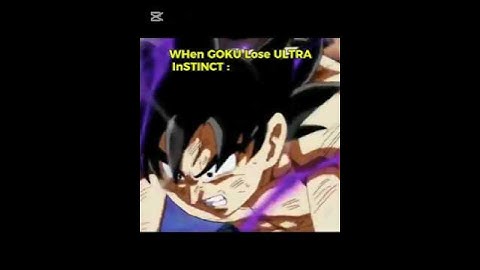 When Goku lose Ultra Instinct ☠️ #gokuedit #viralshorts #dbz #dbs #luffygear5