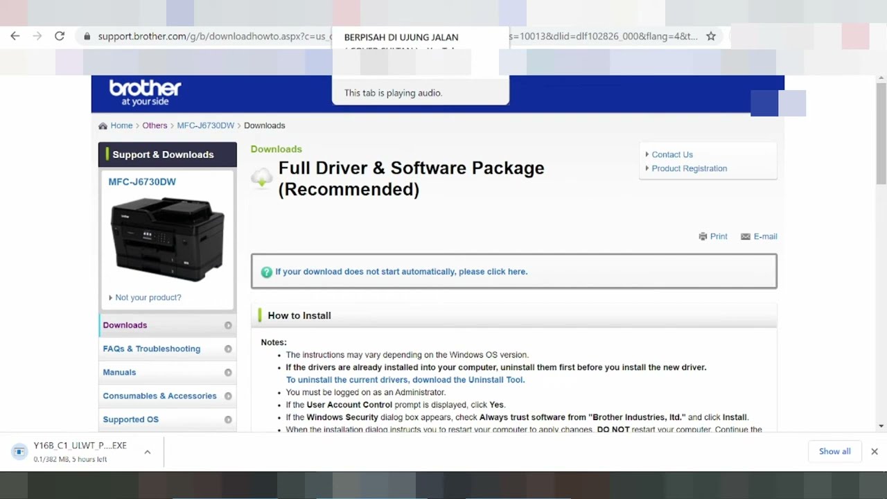 Brother HL-1210W Driver Download - YouTube