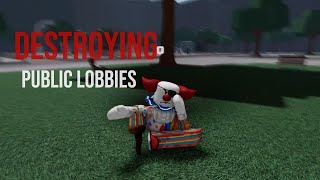 DESTROYING Public Lobbies in The Strongest Battlegrounds..