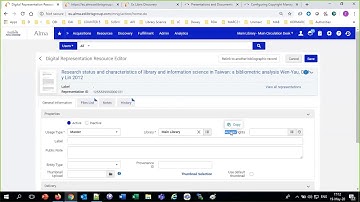 Alma Digital Access Rights and Copyright Declarations (part 3 of 5 part webinar)