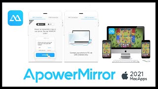 ApowerMirror | Screen mirroring 2021 for Mac | Interface & Workspace Quick View screenshot 1