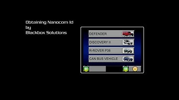 Step 1: Obtaining Nanocom ID