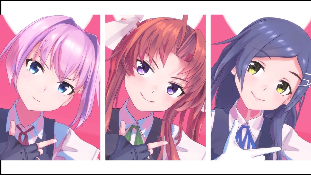 【MMD艦これ】陽炎・不知火・黒潮でシル・ヴ・プレジデント