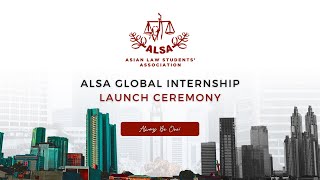 ALSA Global Internship Launch Ceremony