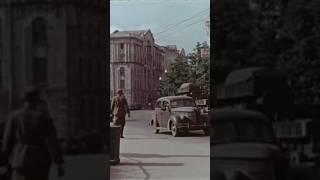 Вот редкое ЦВЕТНОЕ видео оккупированного немцами Харькова #война #история #вов #армия