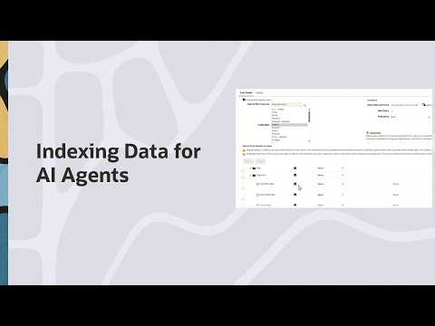 Indexing Data for AI Agents