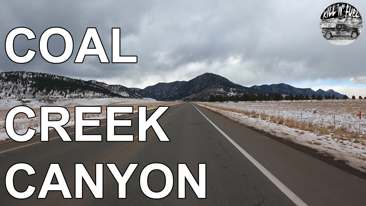 Scenic Drive Up Coal Creek Canyon into the Colorado Rocky Mountains
