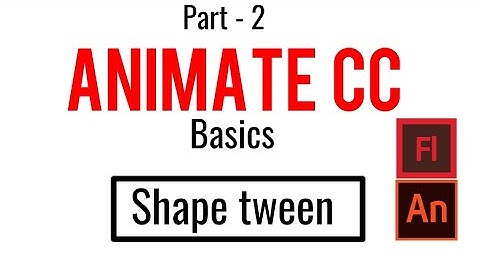 Learn Shape tween | animate cc beginner tutorial in tamil | beginner animation tutorial tamil |Mr JR