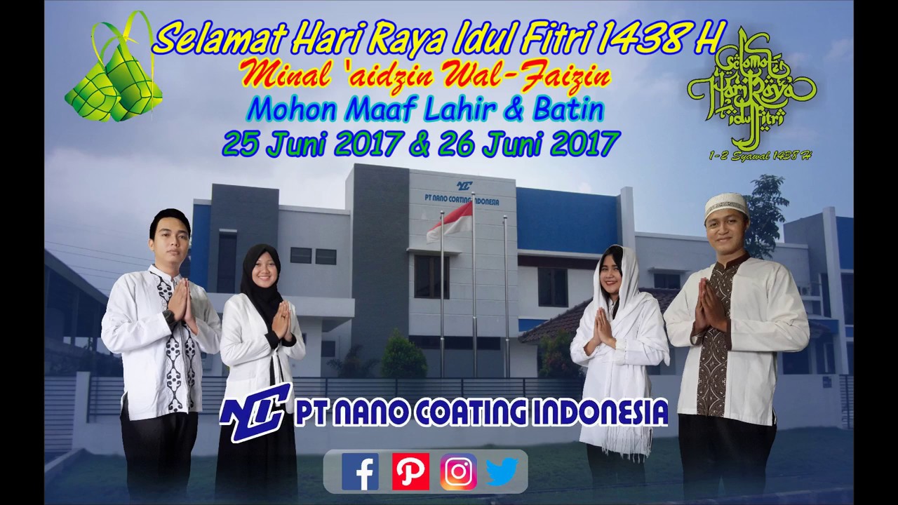 PT Nano Coating Indonesia - Selamat Hari Raya Idul Fitri 1438 H - YouTube