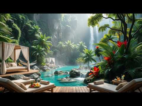 Healing Music with Bamboo Water Sounds 🌿 Stress Relief, Inner Peace, Deep Relaxation & Nature Sounds