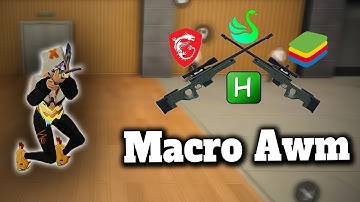 اقوي ماكرو AWM يستخدمه اليوتيوبر فري فاير (لجميع المحاكيات) Macro Awm All Emluter MSI/BlueStacks‏