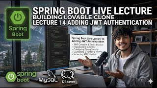 Lecture 14| Building Lovable Clone with Spring Boot | Adding JWT Authentication