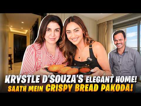 Krystle D'Souza's Traitors Memories! Glam Room, Dhurandhar Dance & Lock Upp Talks With Bread Pakoda!