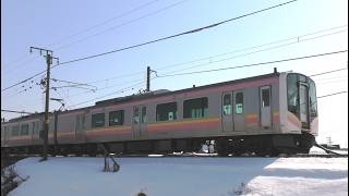 E129系B2+A8編成【4K】信越本線下り普通441M