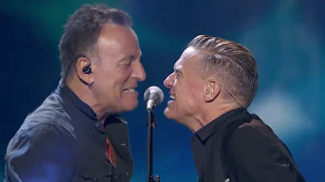 Bryan Adams & Bruce Springsteen performing "Cut's A Knife & “Badlands"