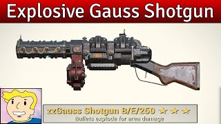 FO76 - Bloodied Explosive Gauss Shotgun