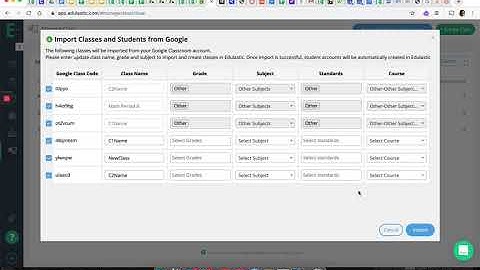 Google Classroom and Edulastic