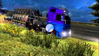 عرب اون لاين #3 Euro Truck Simulator 2 Multiplayer