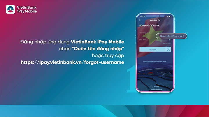 Hướng dẫn lấy lại mật khẩu vietinbank ipay