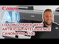 Artificial intelligence built into the Canon imagePROGRAF PRO-4100