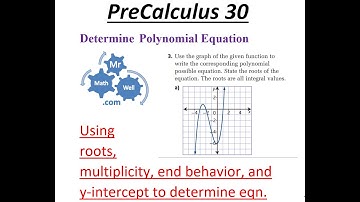 PC 30 3.4 Polynomial Equation from graph #3, 7 homework ques