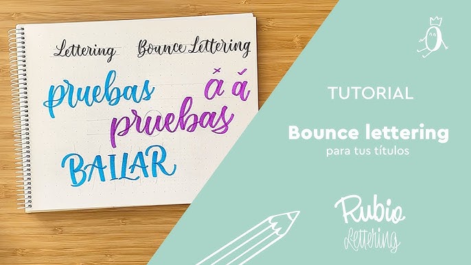 RUBIO lanza su cuaderno más descarado para los amantes del lettering –  Graficatessen