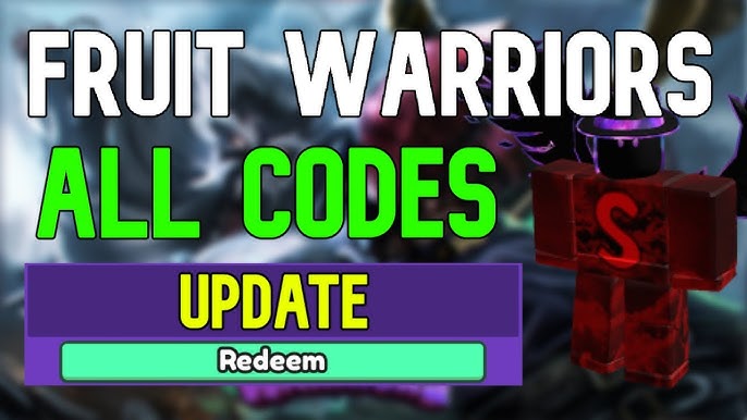 Fruit Warriors codes for December 2023