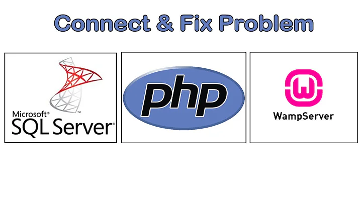 How to connect SQL Server with PHP in WampServer