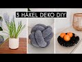 3 HÄKEL DIY DEKO IDEEN: Boho Schale, Knotenkissen & Flaschenstrumpf