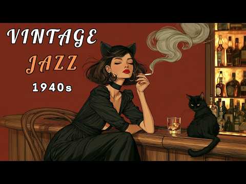 1940's Vintage Jazz Playlist - The night doesn't end, it just changes instruments. | MEOW JAZZ