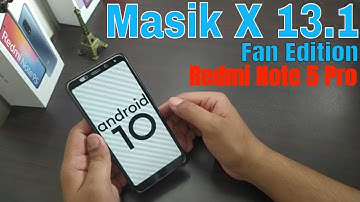 Masik X 13.1 Fan Edition Miui 12 Rom For Redmi Note 5 Pro | Super Wallpapers,PUBG HD,AOD Display ⚡⚡