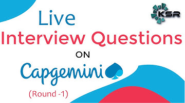 Capgemini Interview 2021 | India